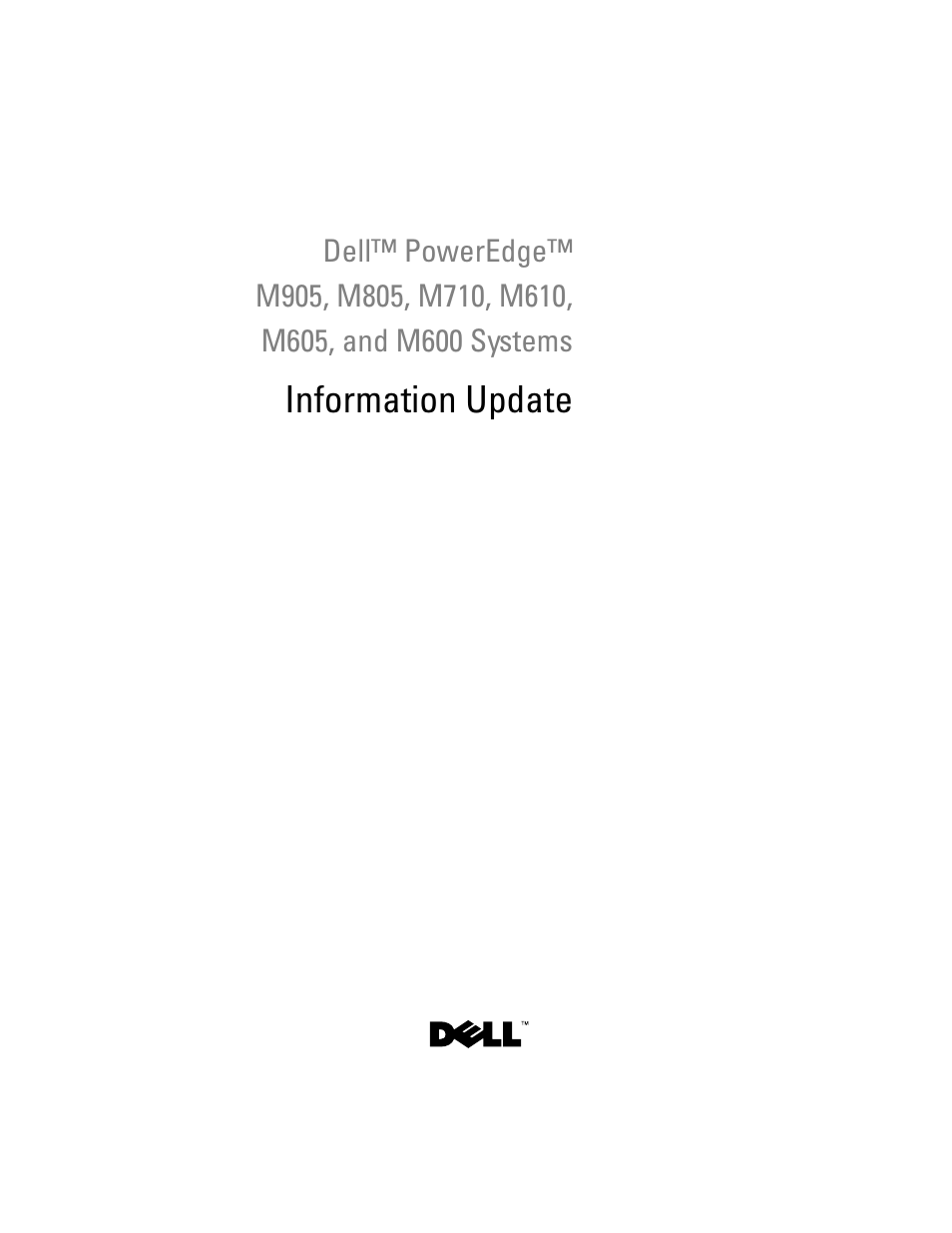 Dell PowerEdge M610x User Manual | 186 pages