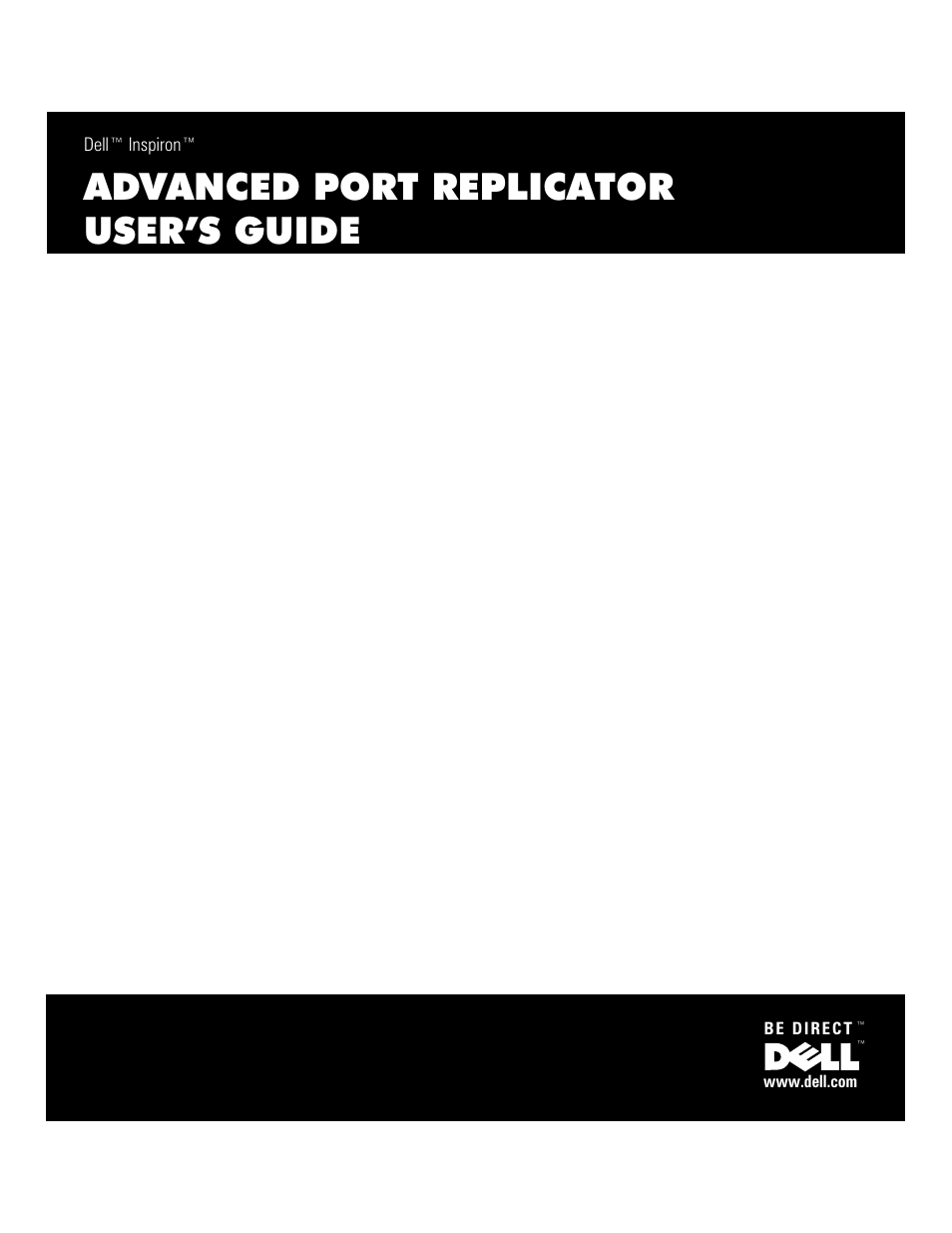 Dell Inspiron 8000 User Manual | 158 pages