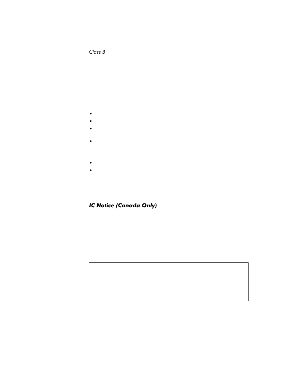 Ic notice (canada only), Class b -13, Ic notice (canada only) -13 | Dell Inspiron 8000 User Manual | Page 17 / 158