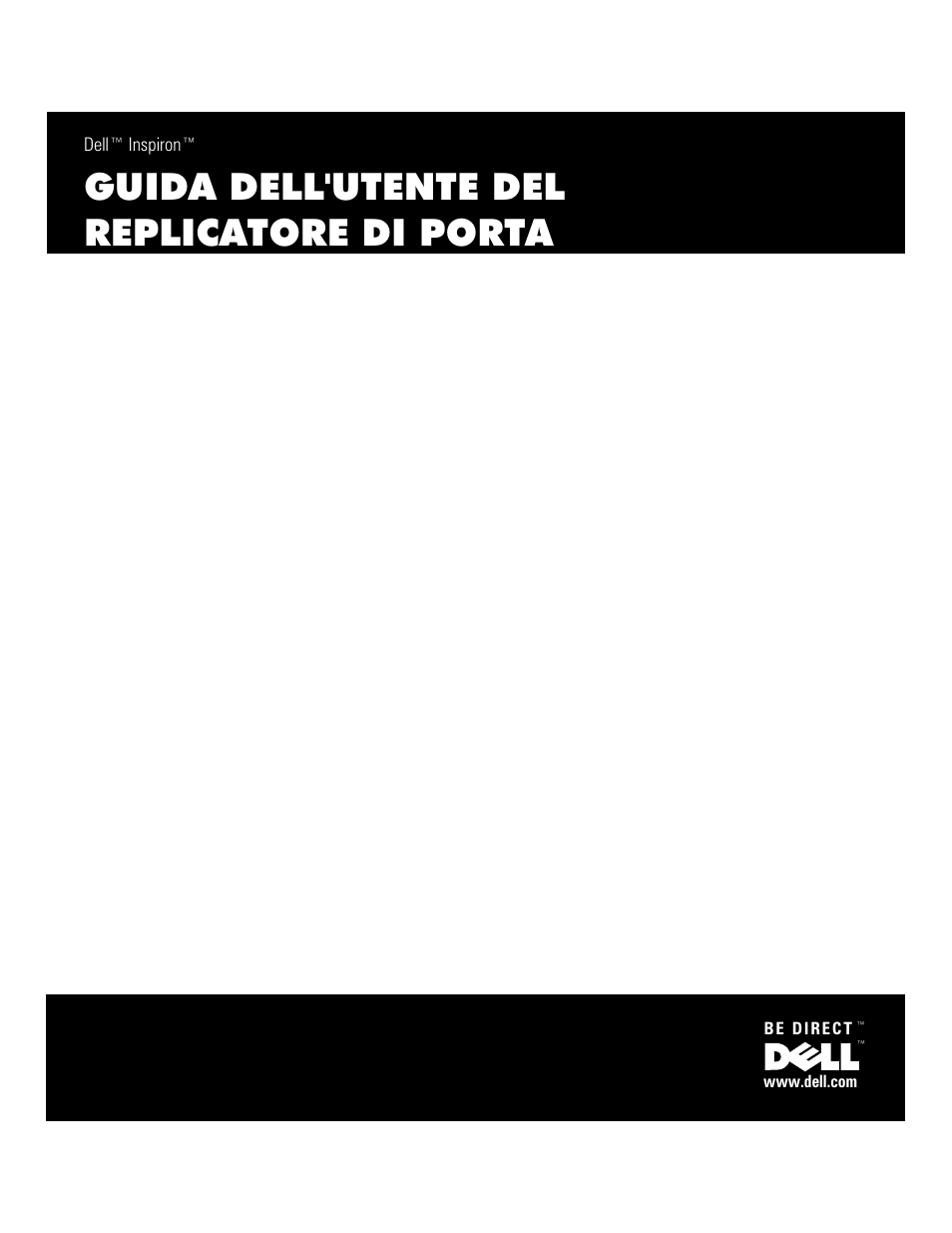 Guida dell'utente del replicatore di porta | Dell Inspiron 8000 User Manual | Page 95 / 158