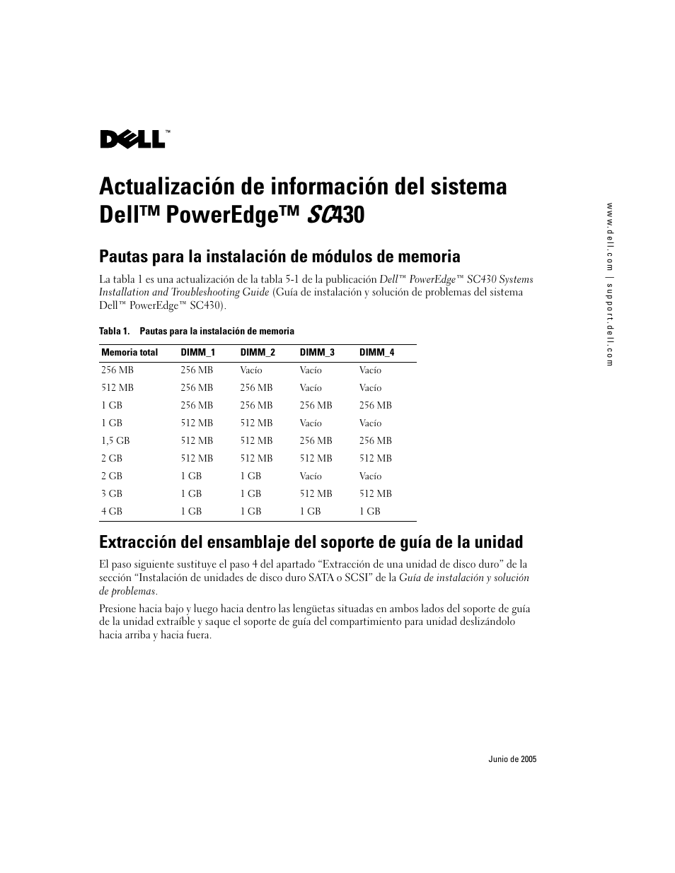 Dell PowerEdge SC 430 User Manual | Page 13 / 14