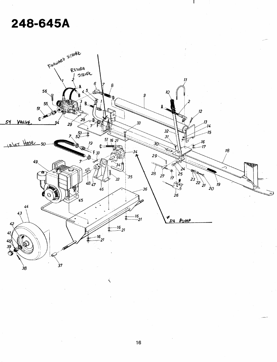 Bolens 248-645A User Manual | Page 16 / 19