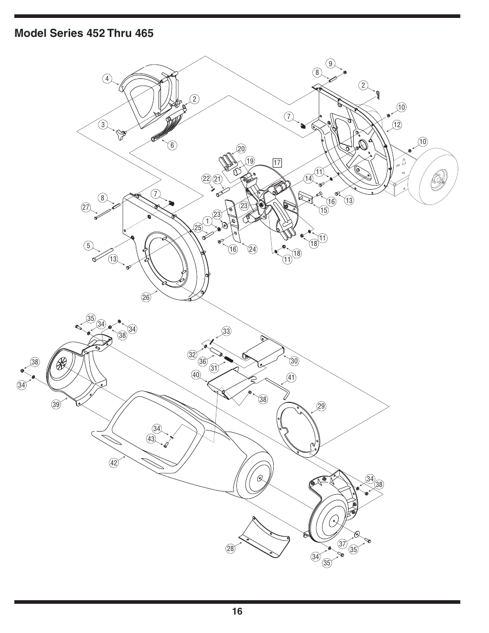 Bolens 452 Thru 465 User Manual | Page 16 / 20