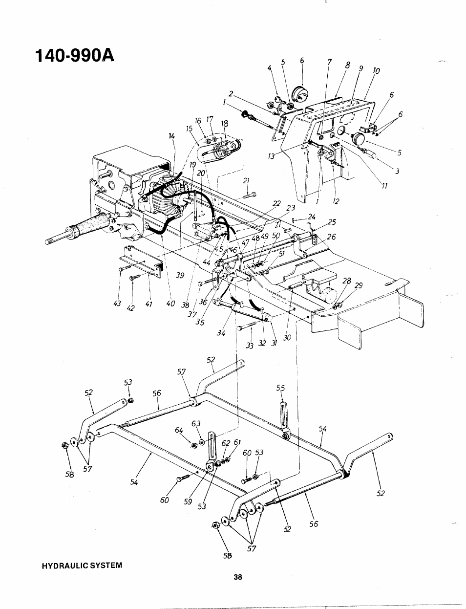 990a | Bolens 140-990A User Manual | Page 38 / 47