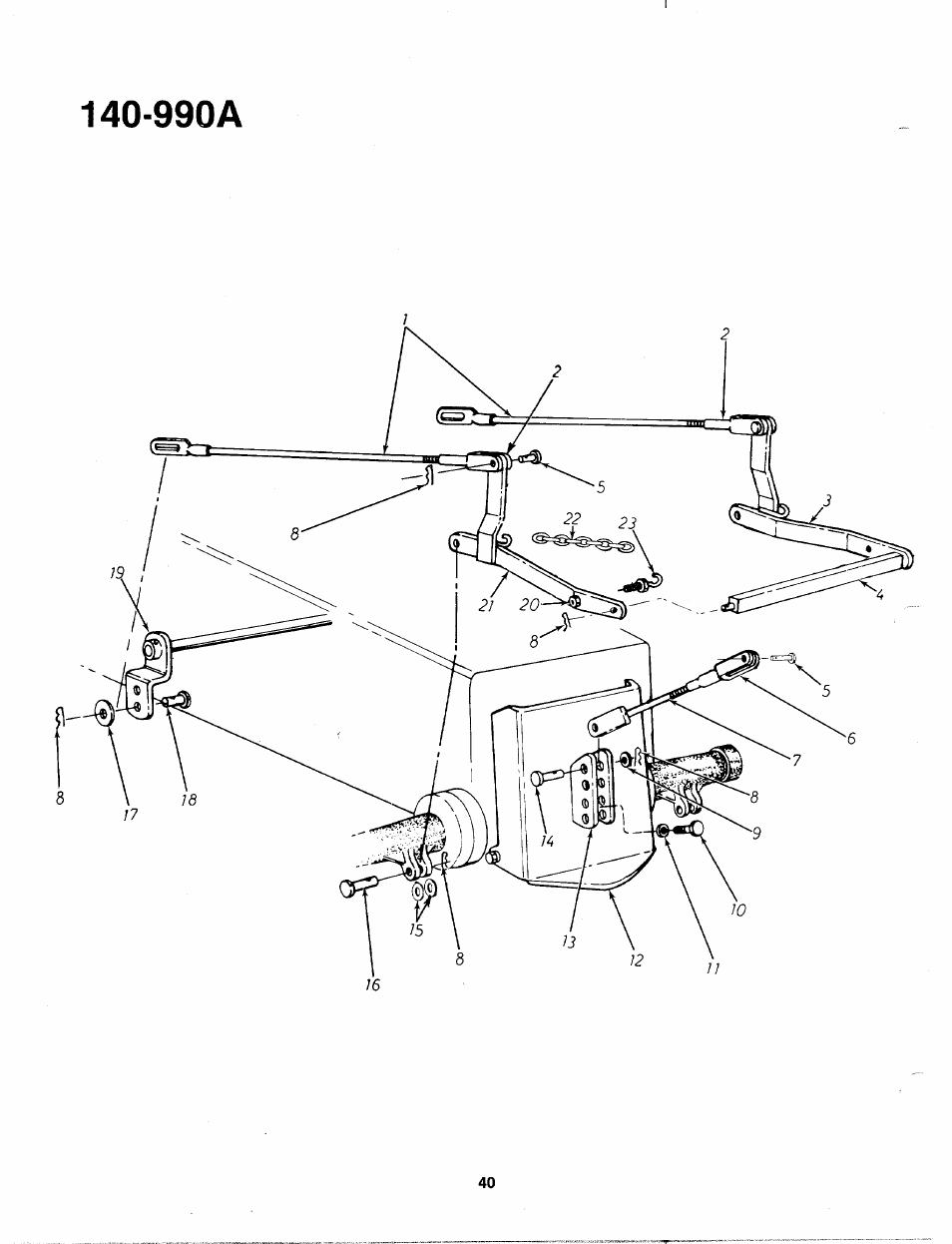 990a | Bolens 140-990A User Manual | Page 40 / 47