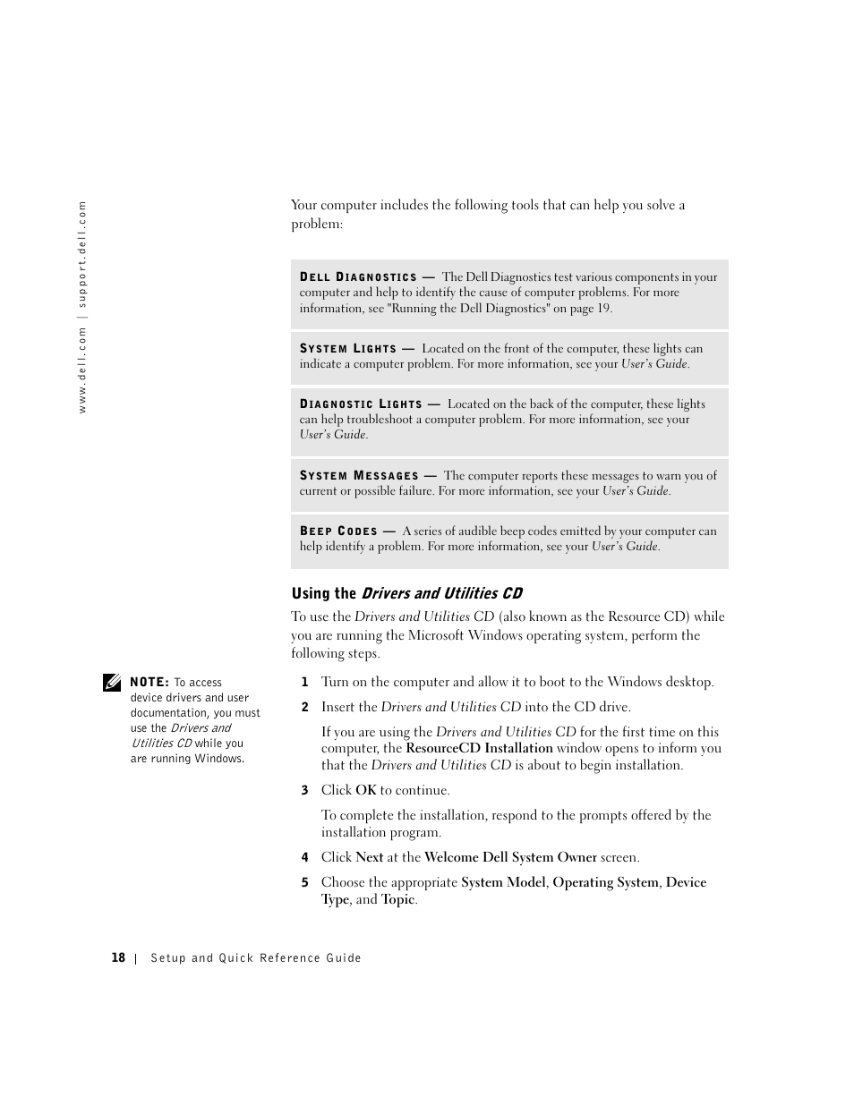 Dell OptiPlex GX60 User Manual | Page 19 / 95