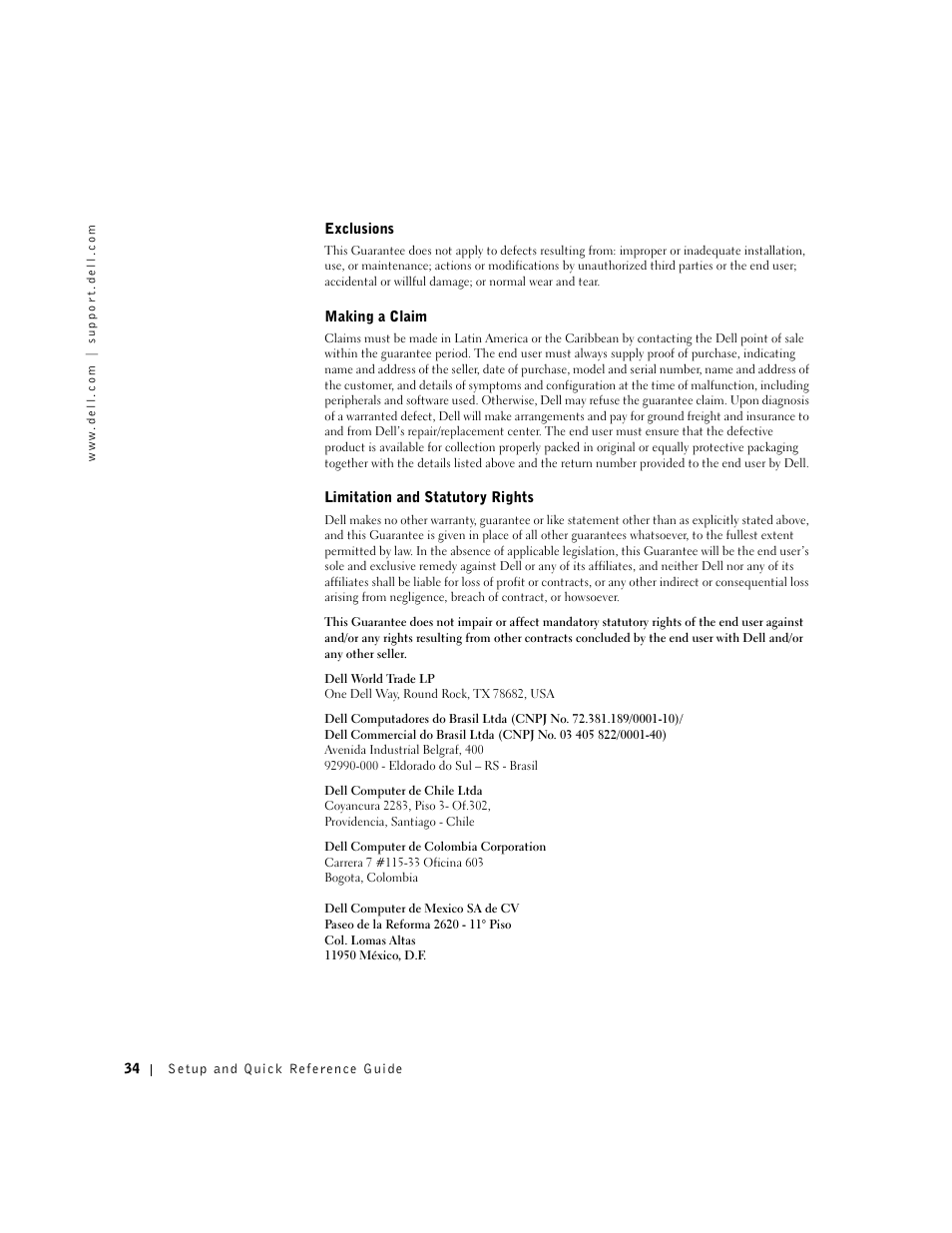 Dell OptiPlex GX60 User Manual | Page 35 / 95