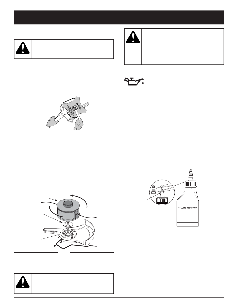 Warning, Oil and fuel information, Bl26bc only | MTD BL26C0 User Manual | Page 11 / 104