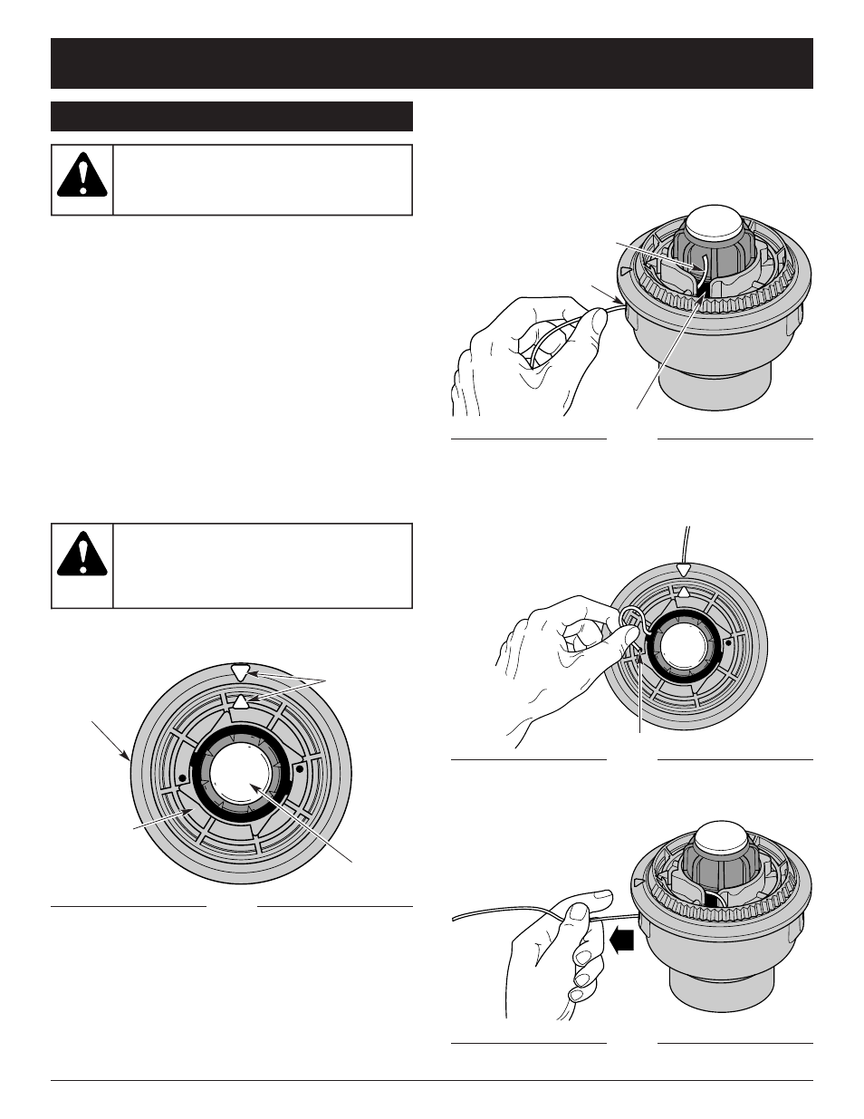 Warning, Maintenance and repair instructions | MTD BL26C0 User Manual | Page 20 / 104