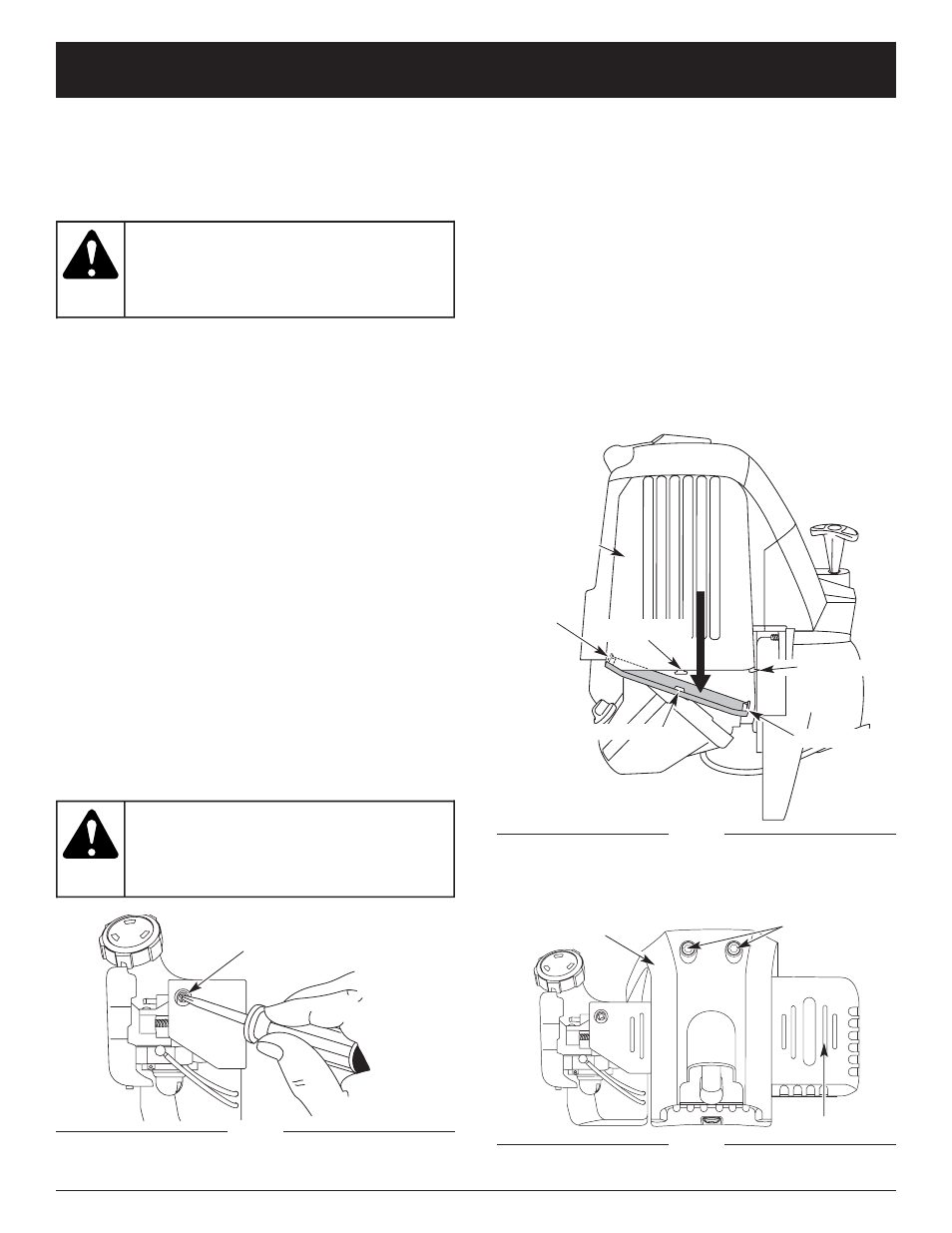 Warning, Maintenance and repair instructions | MTD BL26C0 User Manual | Page 25 / 104