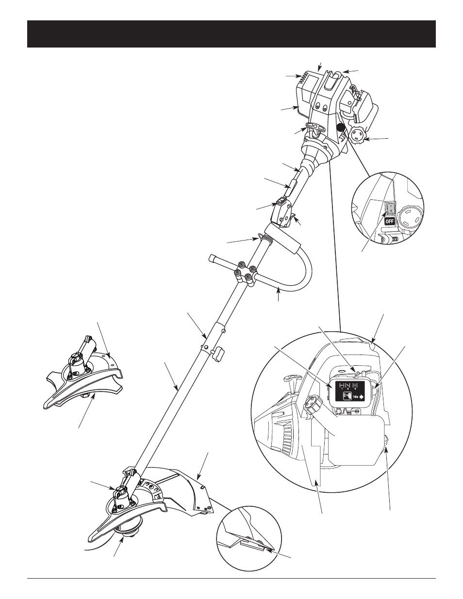 Familiarisez-vous avec l’appareil, Applications | MTD BL26C0 User Manual | Page 39 / 104