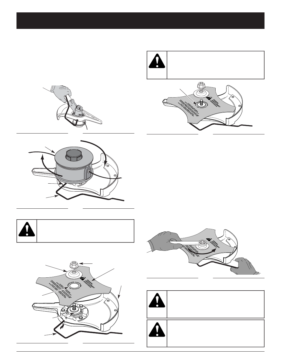 Avertissement, Instructions de montage | MTD BL26C0 User Manual | Page 42 / 104