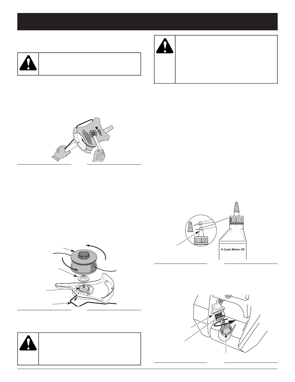 Avertissement, Danger, Informations sur l'huile et le carburant | MTD BL26C0 User Manual | Page 43 / 104