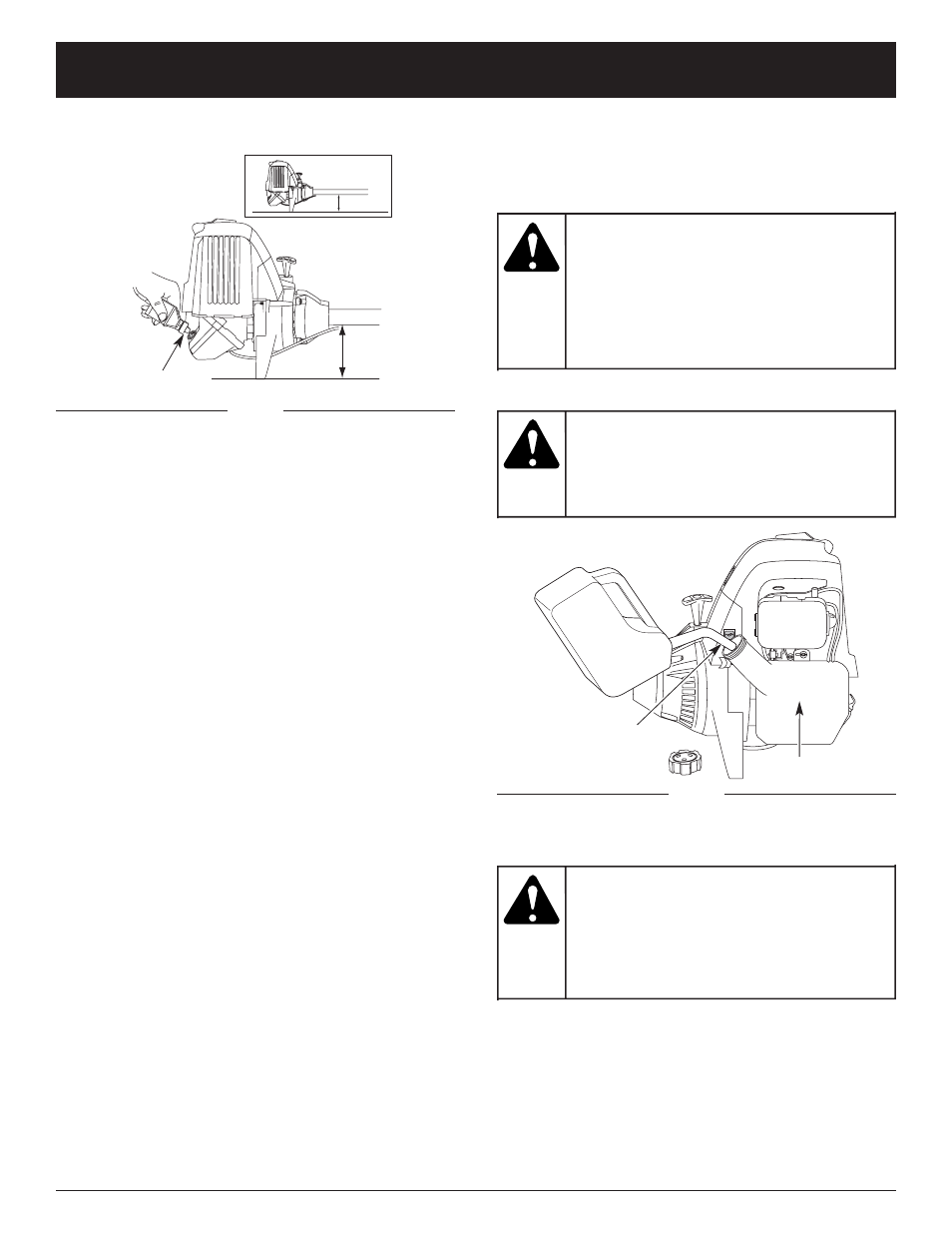 Avertissement, Informations sur l'huile et le carburant | MTD BL26C0 User Manual | Page 44 / 104
