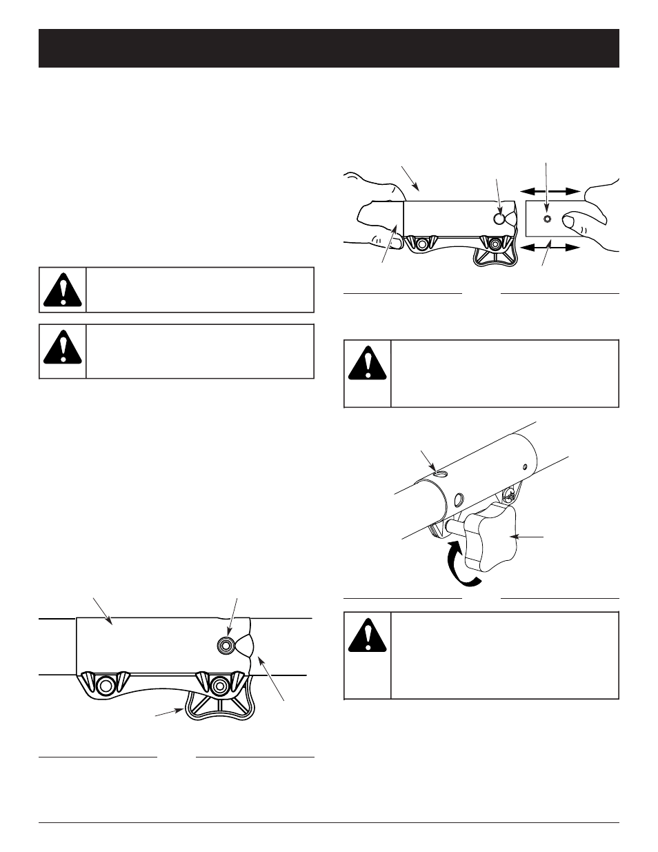 Avertissement, Mise en garde, Mode d'emploi | MTD BL26C0 User Manual | Page 46 / 104