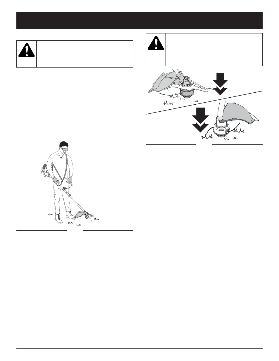 Avertissement, Mise en garde, Mode d'emploi | MTD BL26C0 User Manual | Page 47 / 104