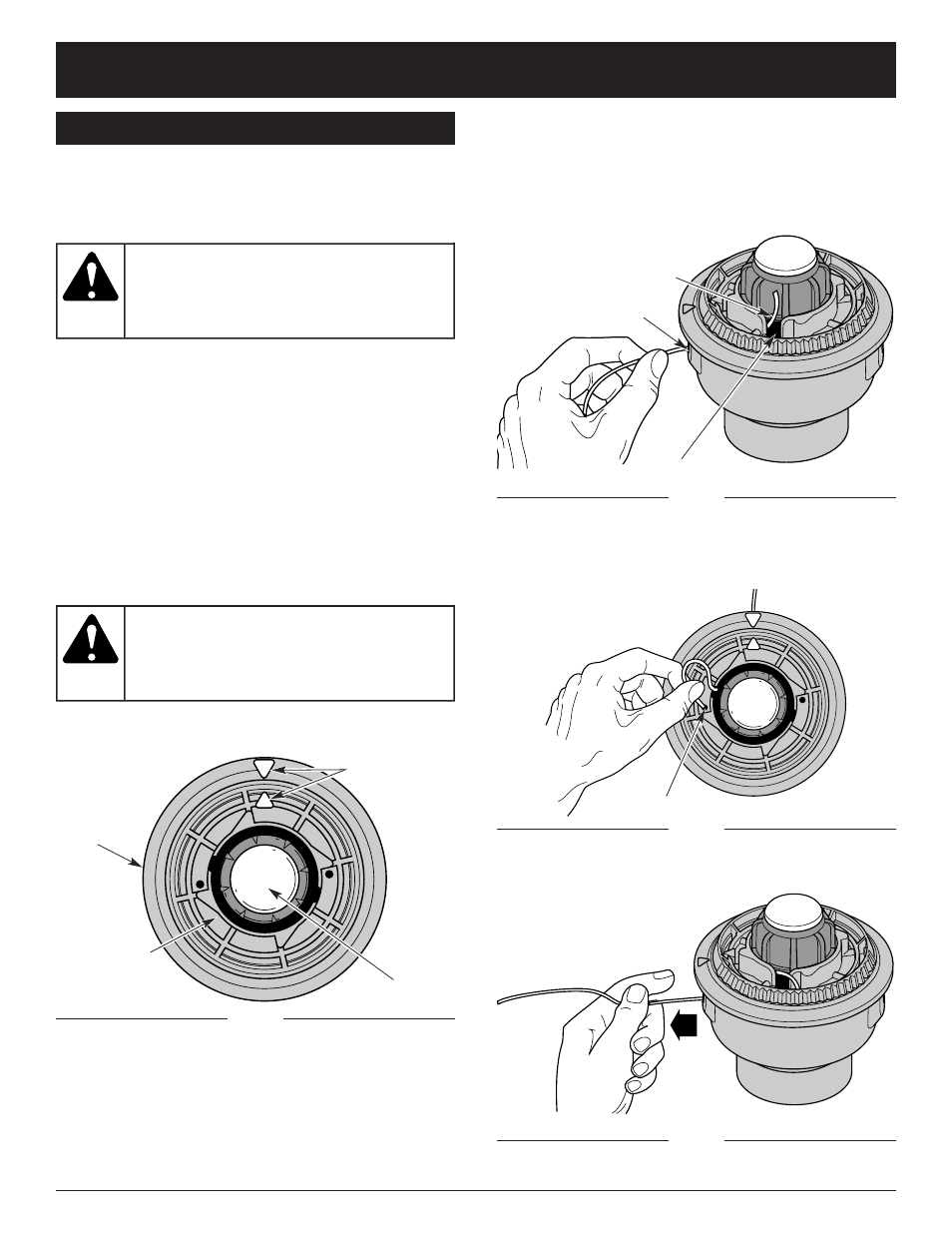 Avertissement, Entretien et réparations | MTD BL26C0 User Manual | Page 52 / 104