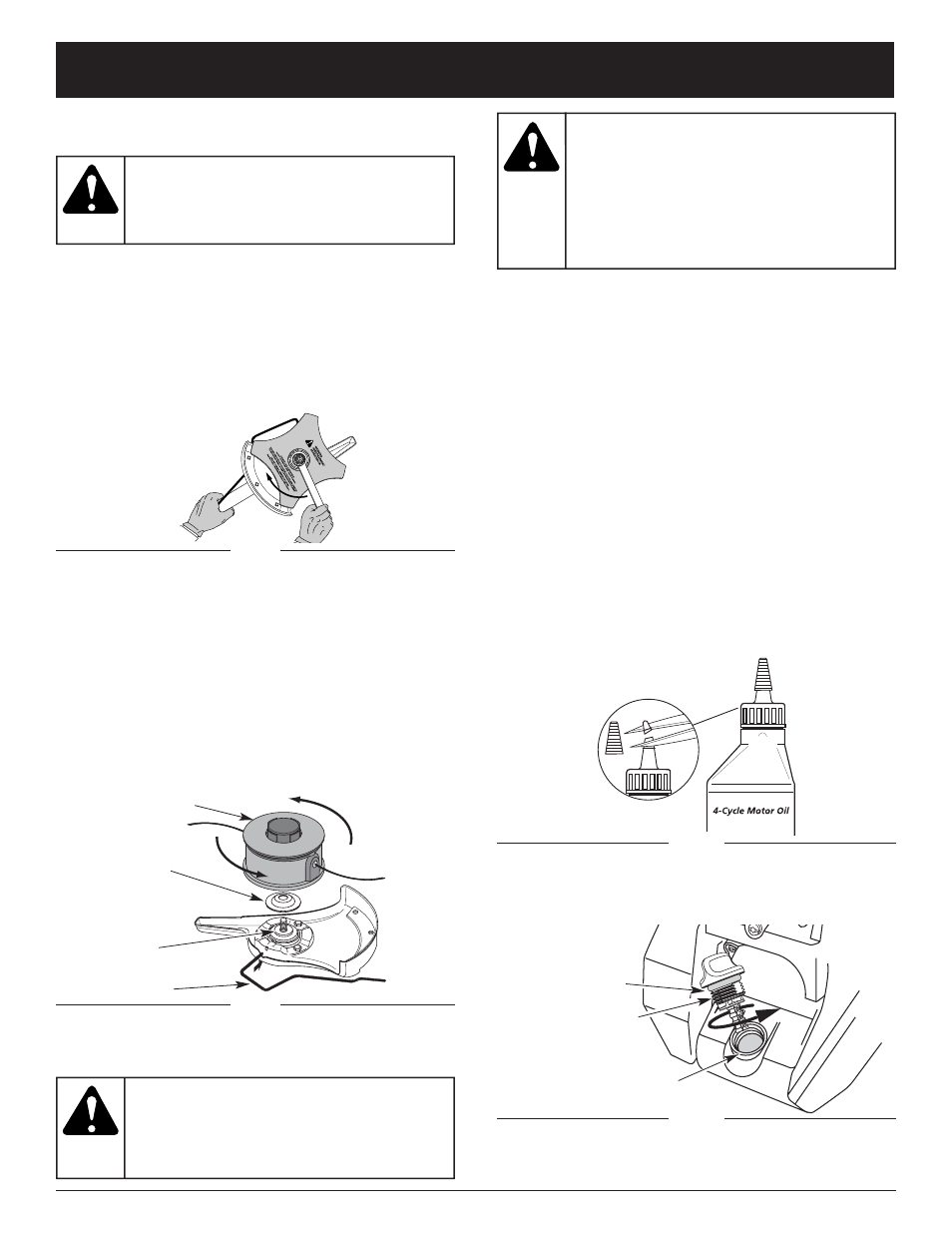 Advertencia, Informacion del aceite y del combustible | MTD BL26C0 User Manual | Page 75 / 104