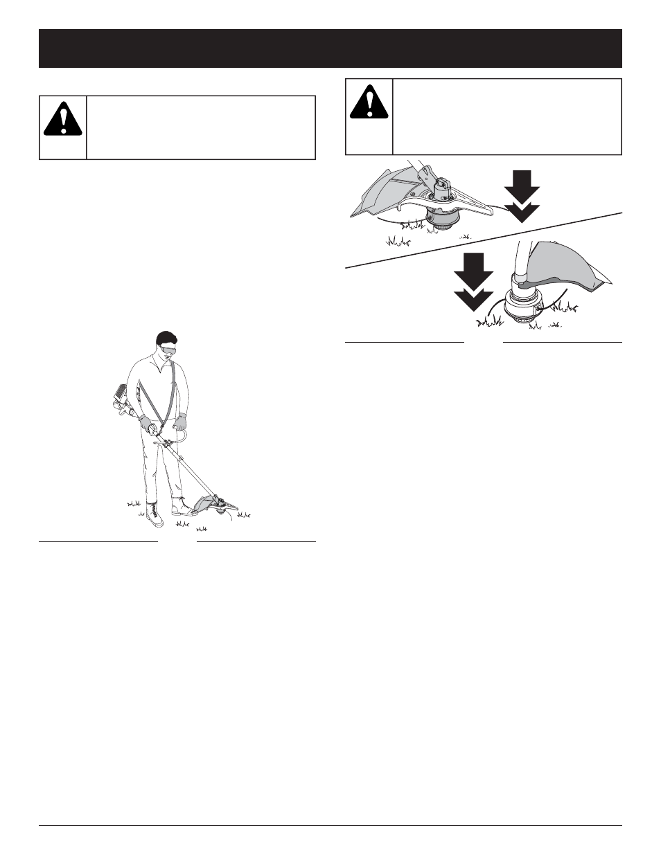 Precaucion, Advertencia, Instrucciones de operación | MTD BL26C0 User Manual | Page 79 / 104