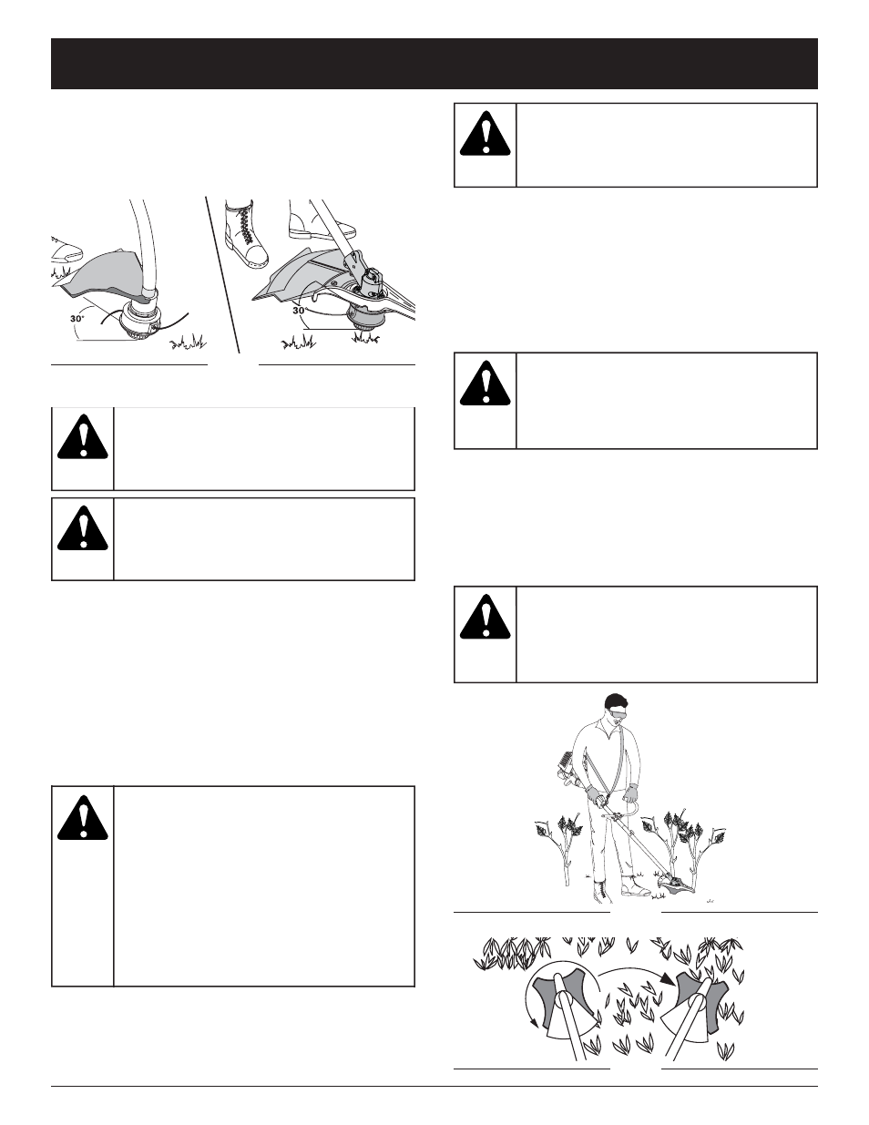 Advertencia, Instrucciones de operacion | MTD BL26C0 User Manual | Page 80 / 104