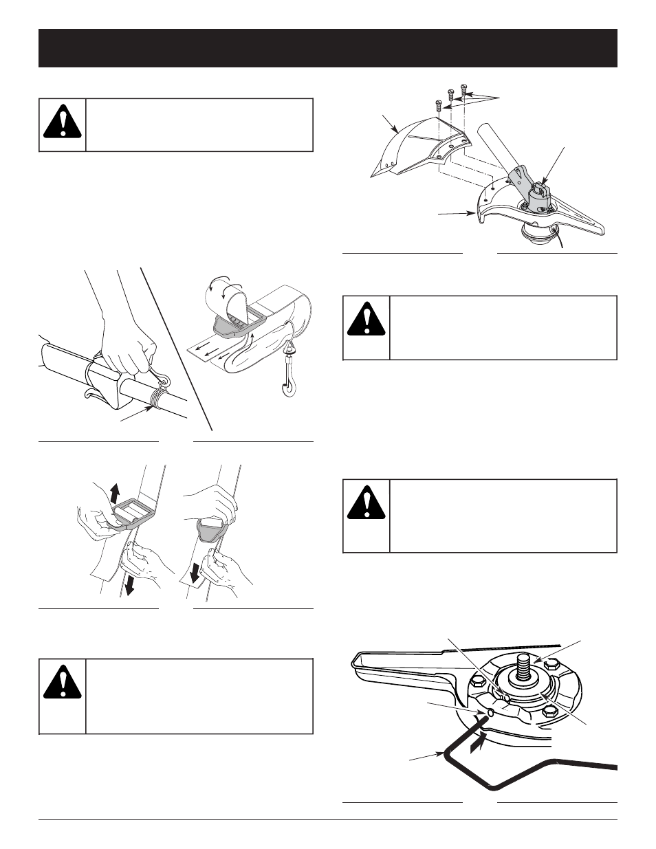 Warning, Assembly instructions, Bl26bc only | MTD BL26C0 User Manual | Page 9 / 104