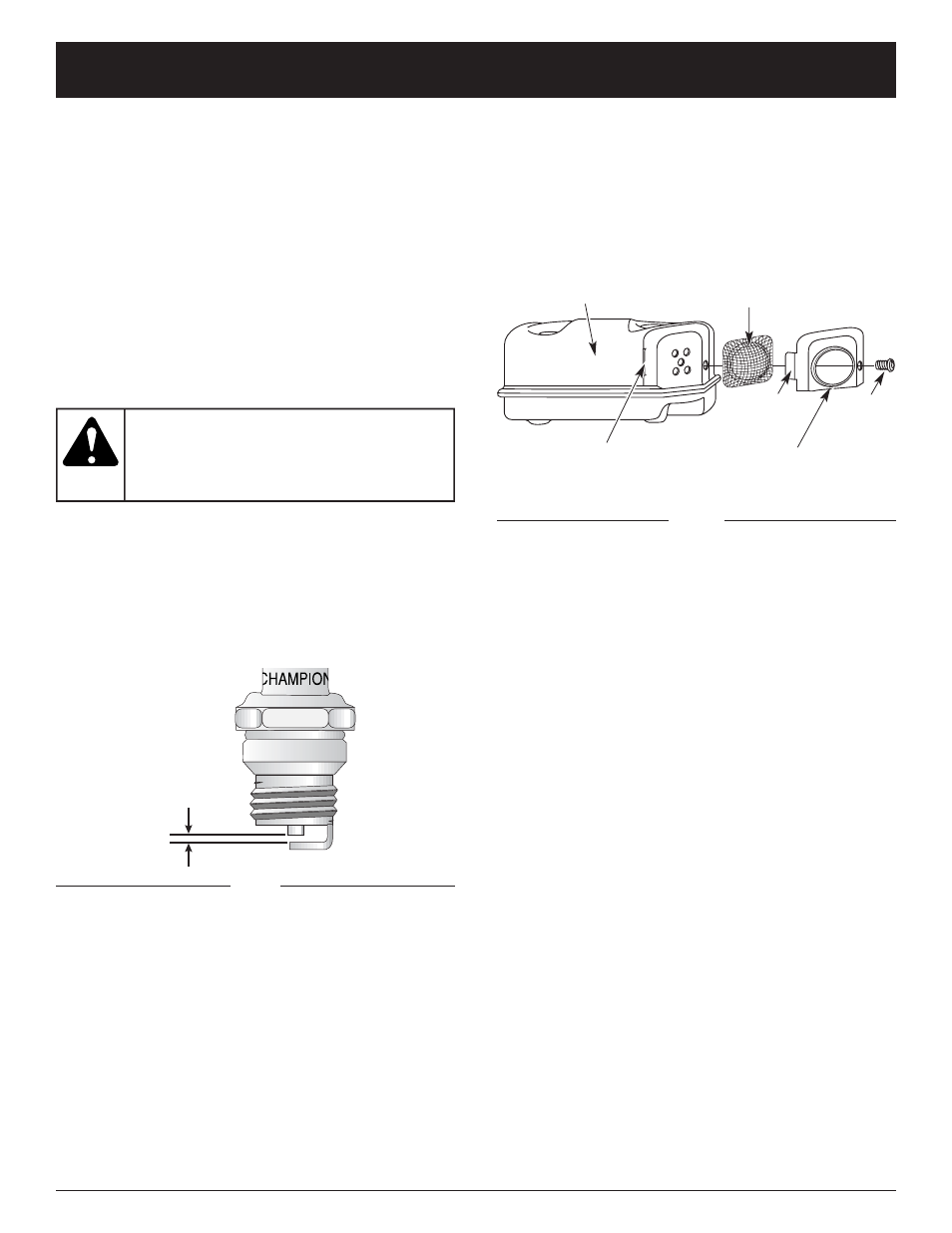 Precaucion, Instrucciones de mantenimiento y reparación | MTD BL26C0 User Manual | Page 91 / 104