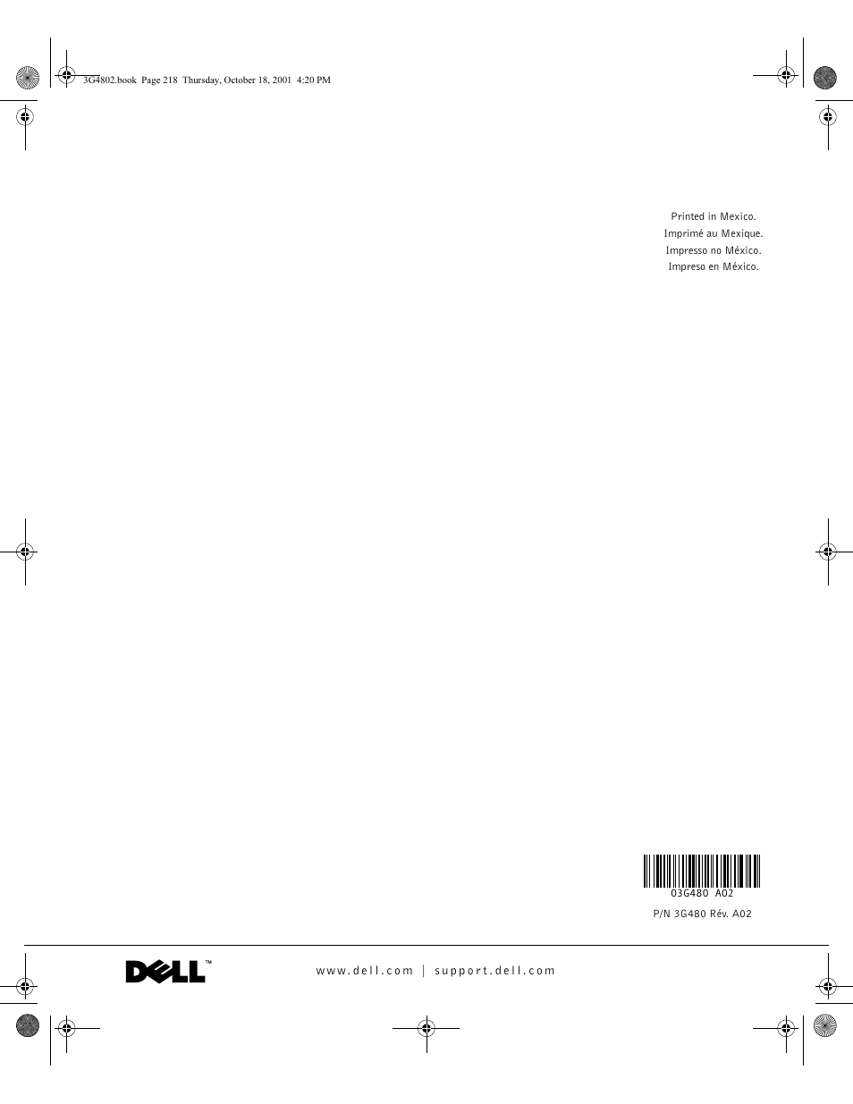 Dell C/Port II APR User Manual | Page 220 / 220