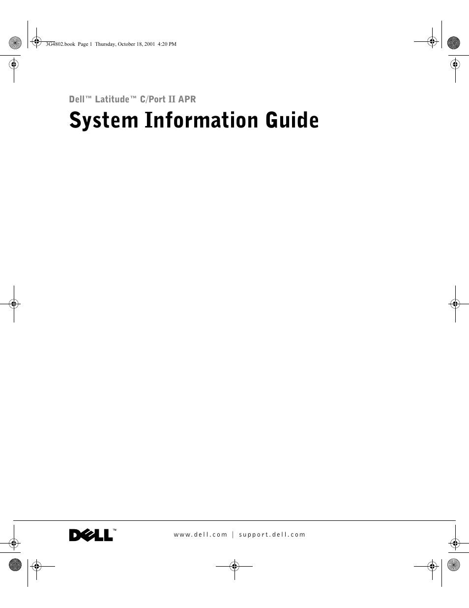 System information guide | Dell C/Port II APR User Manual | Page 3 / 220