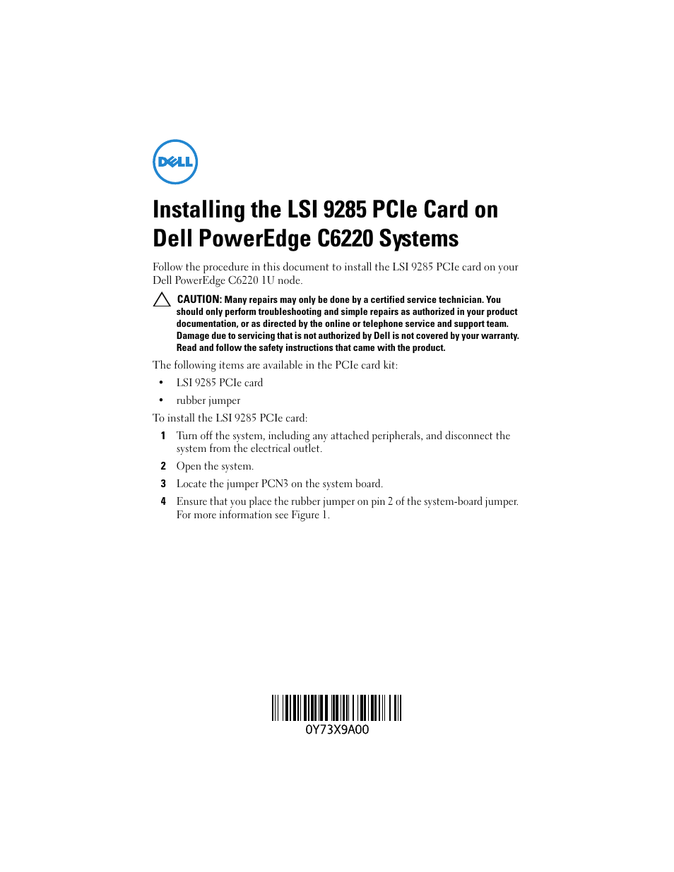 Dell PowerEdge C6220 User Manual | 16 pages