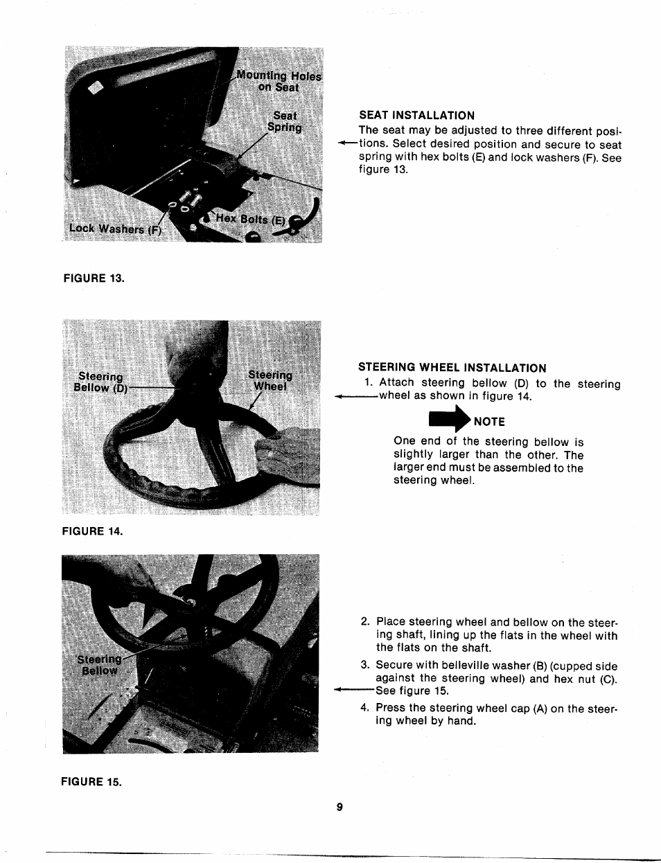 Bolens 132-698A User Manual | Page 9 / 35