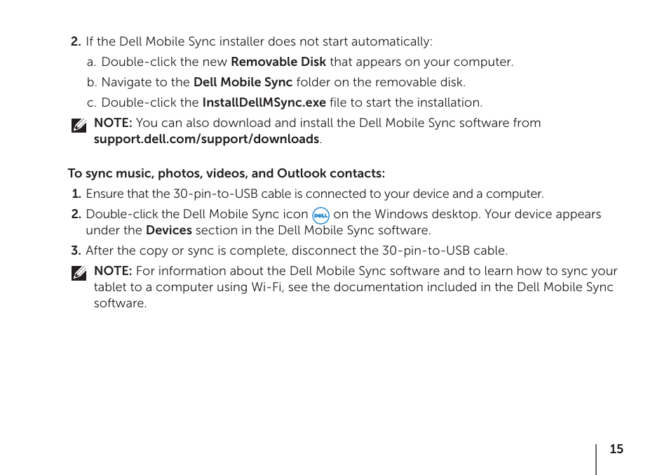 Dell STREAK mobile User Manual | Page 17 / 84