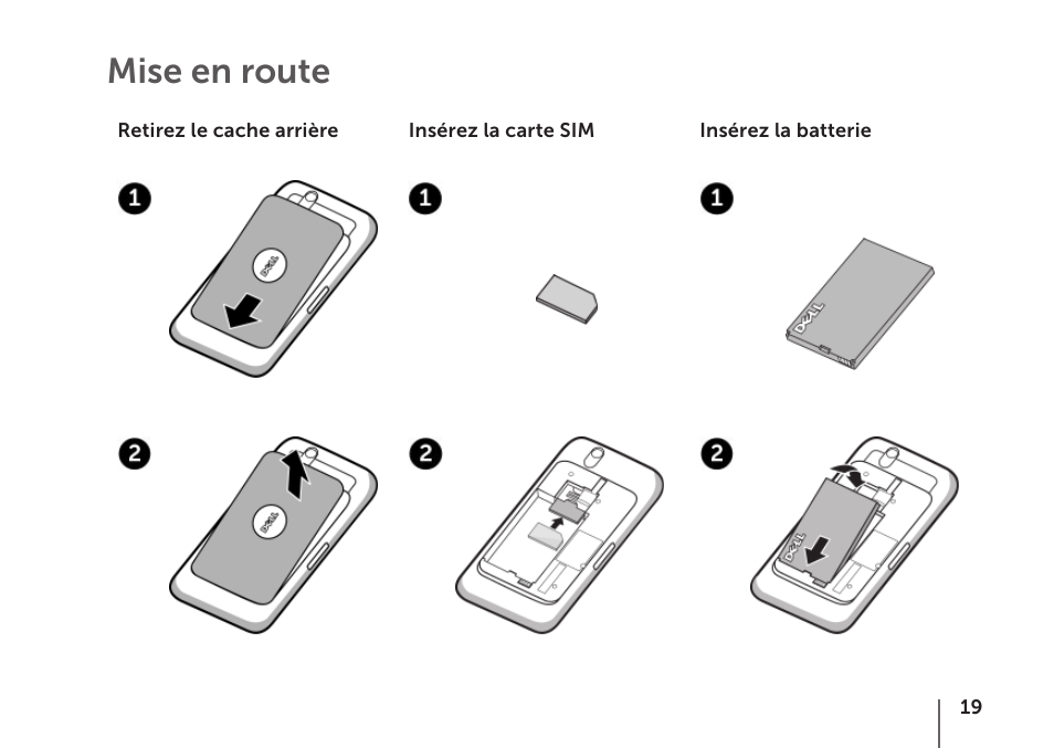 Mise en route | Dell STREAK mobile User Manual | Page 21 / 84