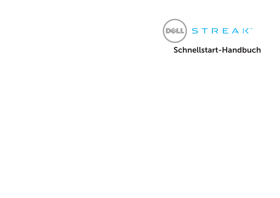 Schnellstart-handbuch | Dell STREAK mobile User Manual | Page 35 / 84
