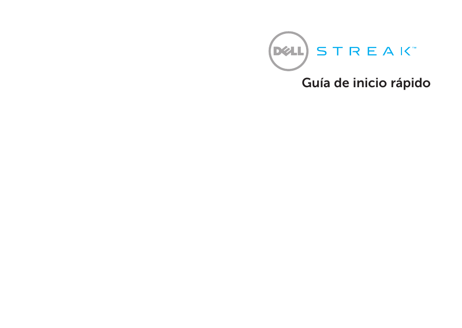 Guía de inicio rápido | Dell STREAK mobile User Manual | Page 67 / 84