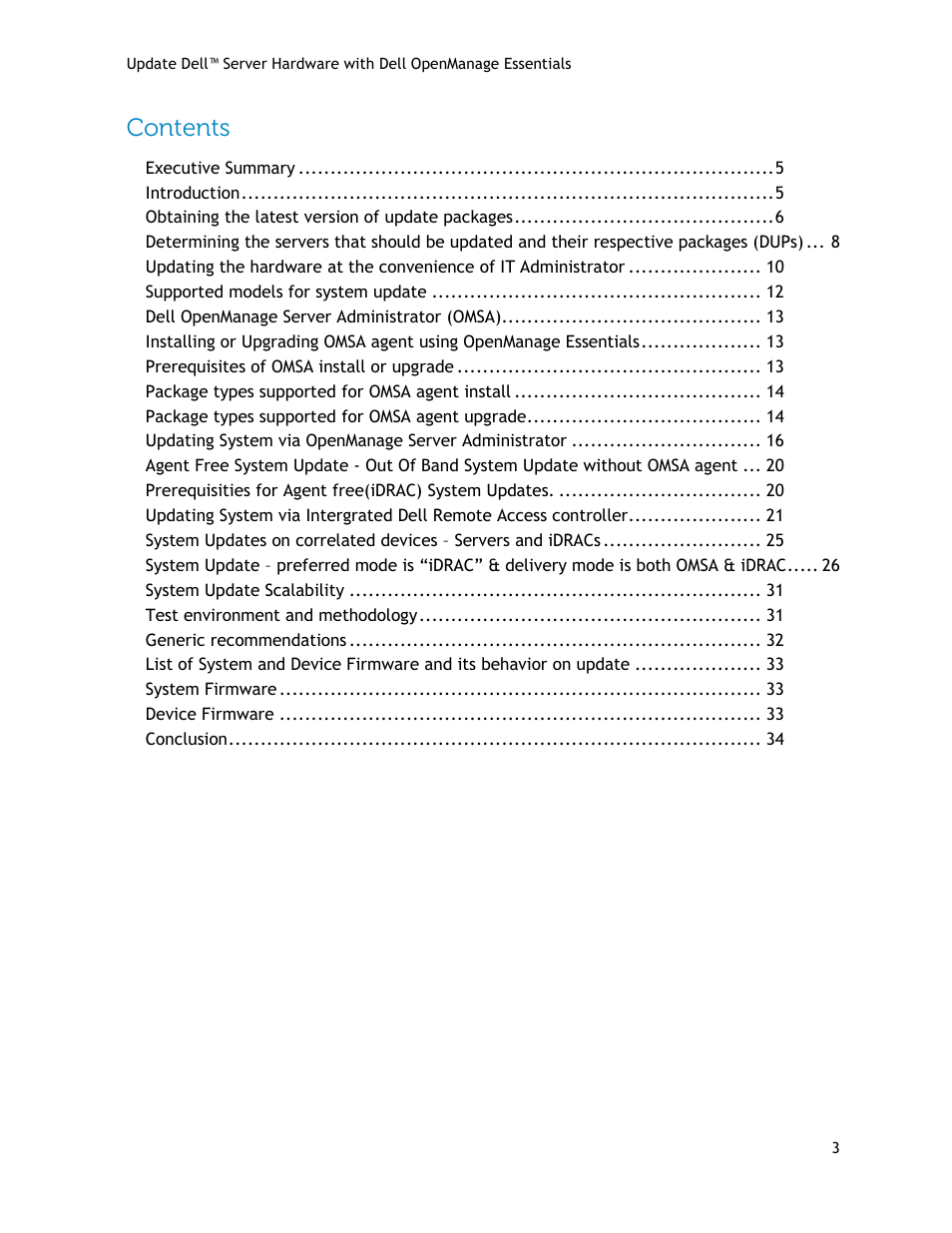 Dell POWEREDGE R720 User Manual | Page 3 / 34