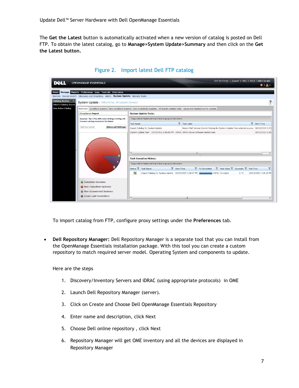 Import latest dell ftp catalog, Figure 2 | Dell POWEREDGE R720 User Manual | Page 7 / 34