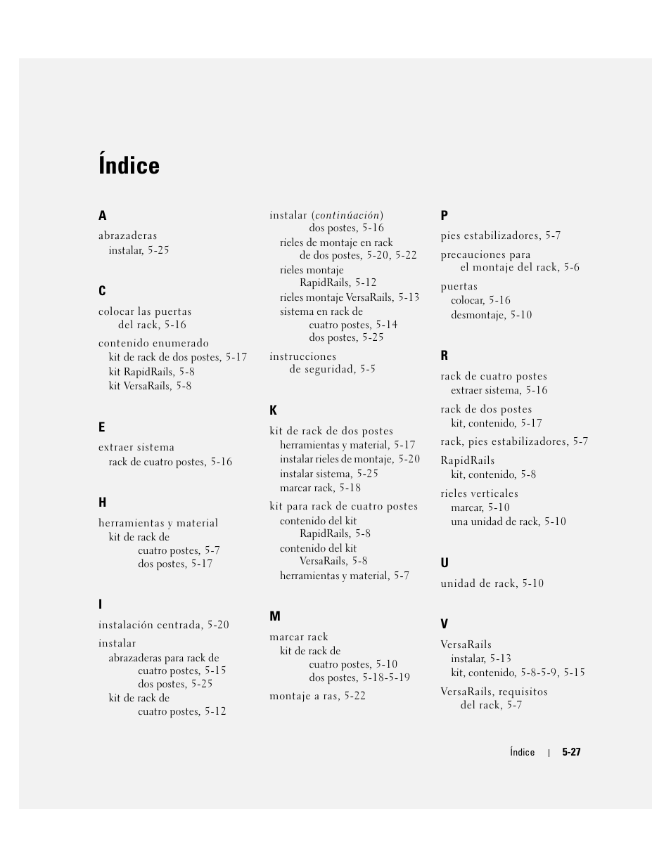 Índice | Dell PowerEdge SC1425 User Manual | Page 133 / 134