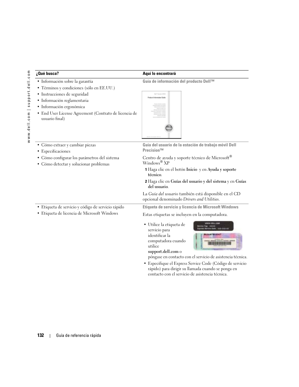 Dell Precision 470 User Manual | Page 132 / 168