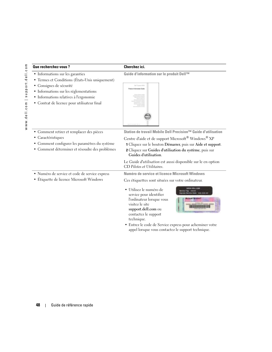 Dell Precision 470 User Manual | Page 48 / 168