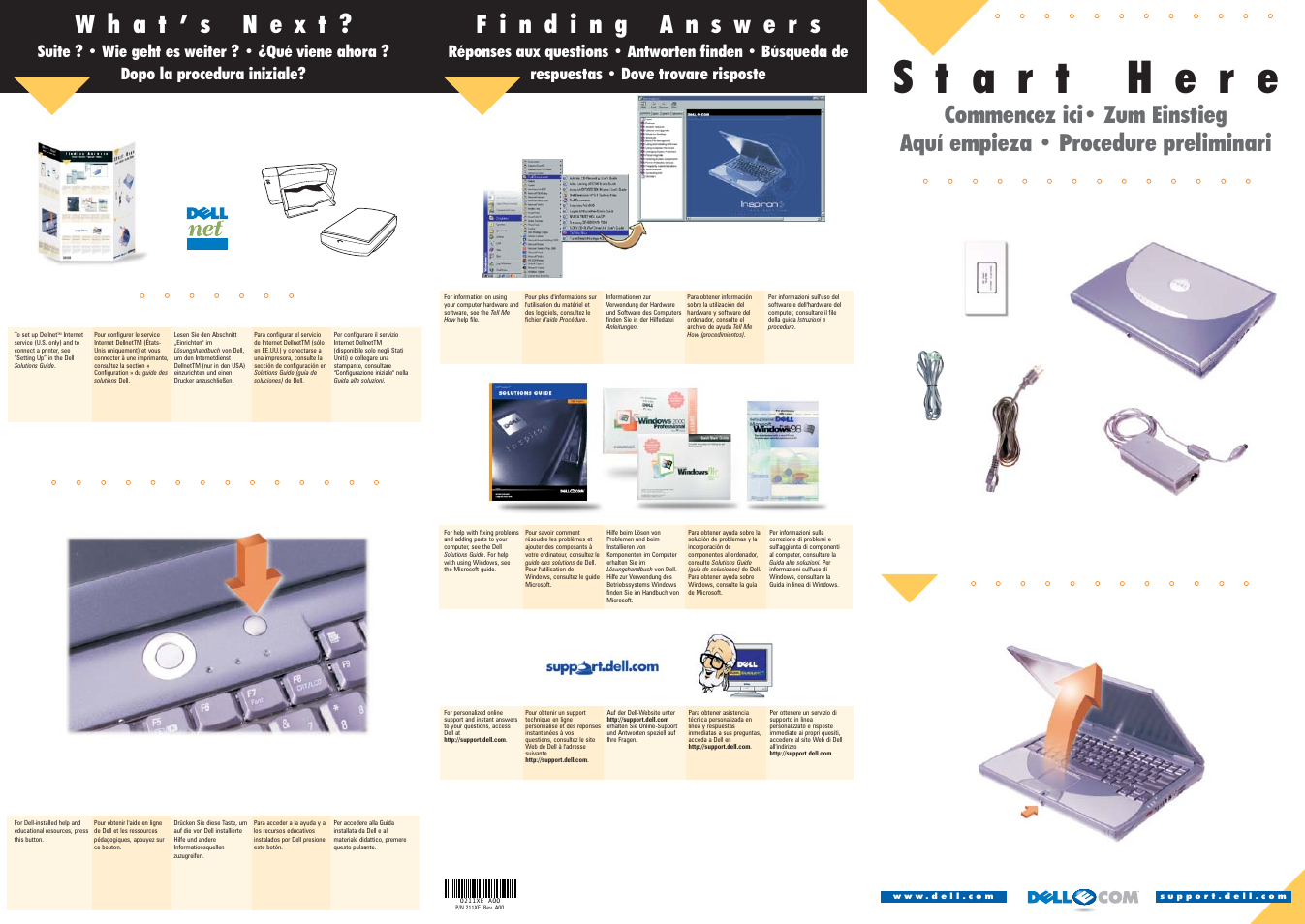 Dell Inspiron 4000 User Manual | 2 pages