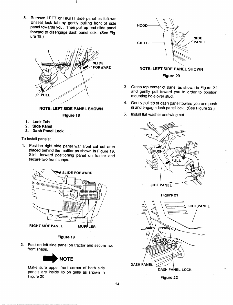 Note | Bolens 2182 User Manual | Page 14 / 44
