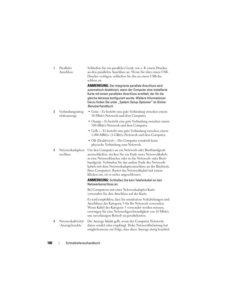 Dell OptiPlex 330 (Late 2007) User Manual | Page 180 / 412