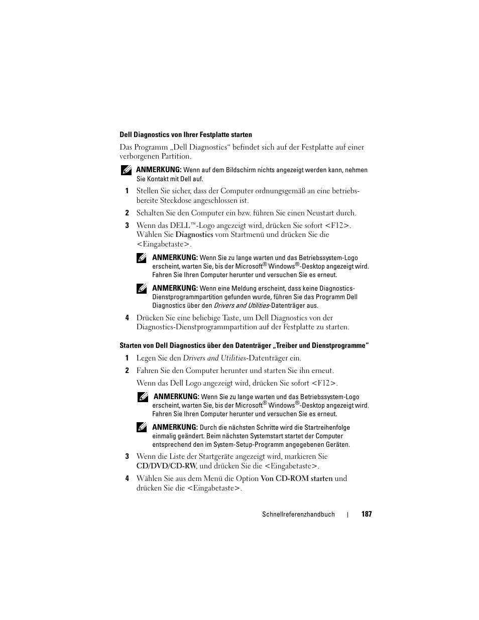 Dell OptiPlex 330 (Late 2007) User Manual | Page 187 / 412