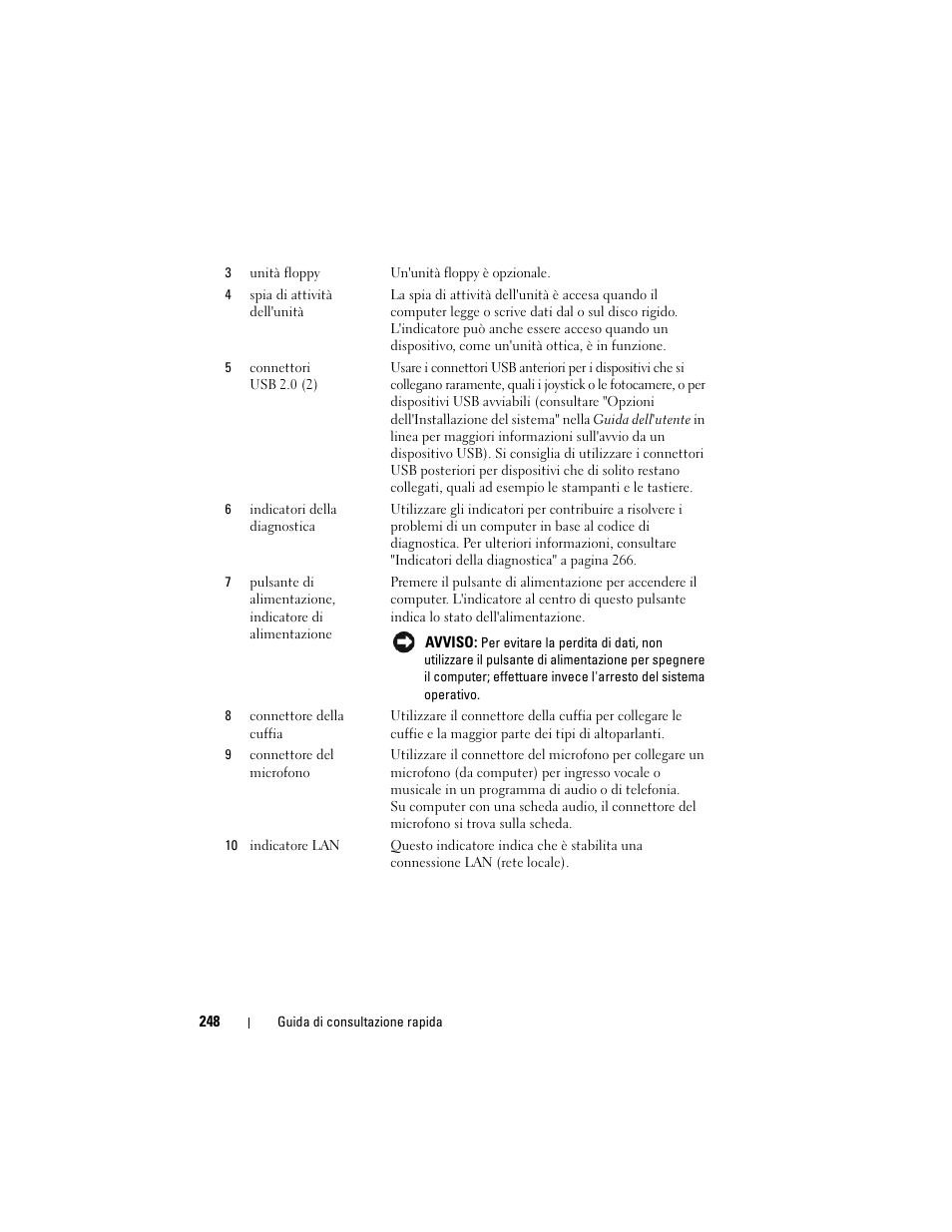 Dell OptiPlex 330 (Late 2007) User Manual | Page 248 / 412