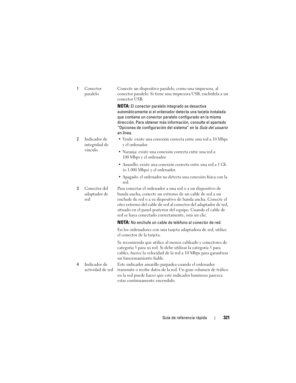 Dell OptiPlex 330 (Late 2007) User Manual | Page 321 / 412