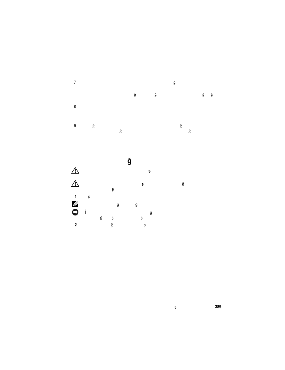 Bilgisayarın kapağını açma, Bilgisayarın kapa, Inı açma | Bilgisayarın kapa ğ ını açma | Dell OptiPlex 330 (Late 2007) User Manual | Page 389 / 412