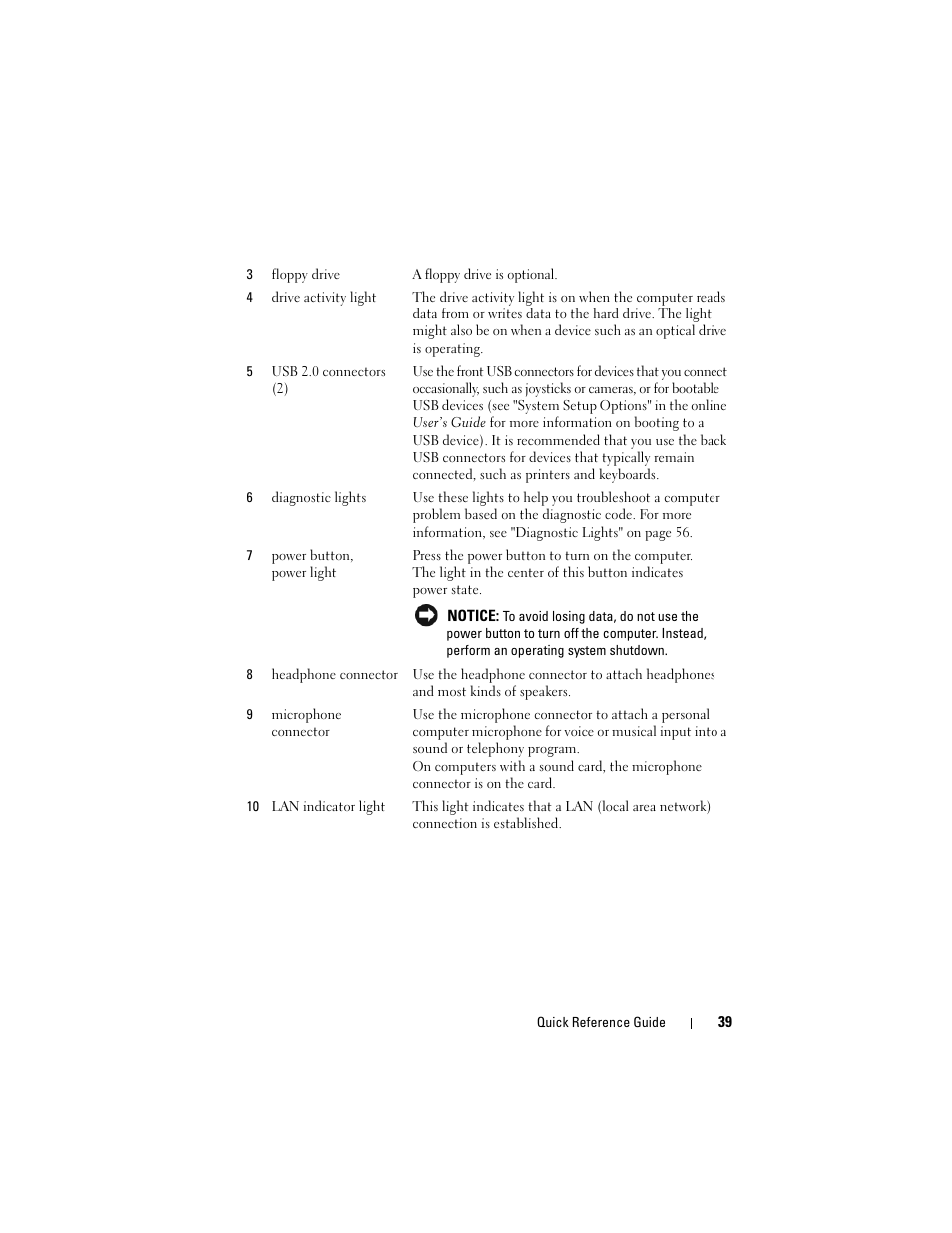 Dell OptiPlex 330 (Late 2007) User Manual | Page 39 / 412