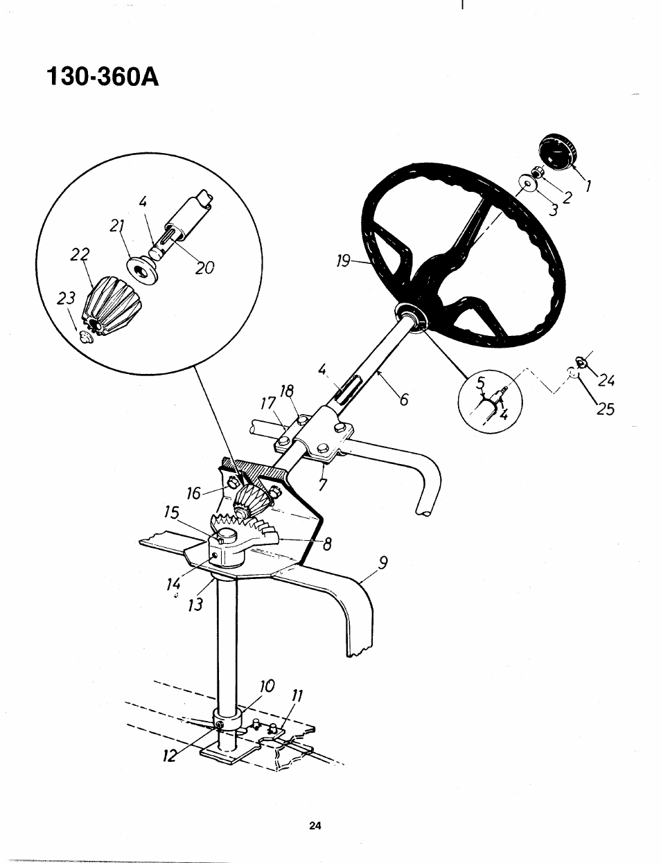 360a | Bolens 130-360A User Manual | Page 24 / 26