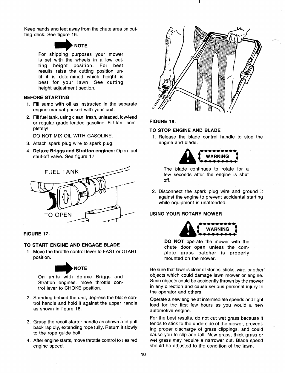 Bolens 116-312-000 User Manual | Page 10 / 19