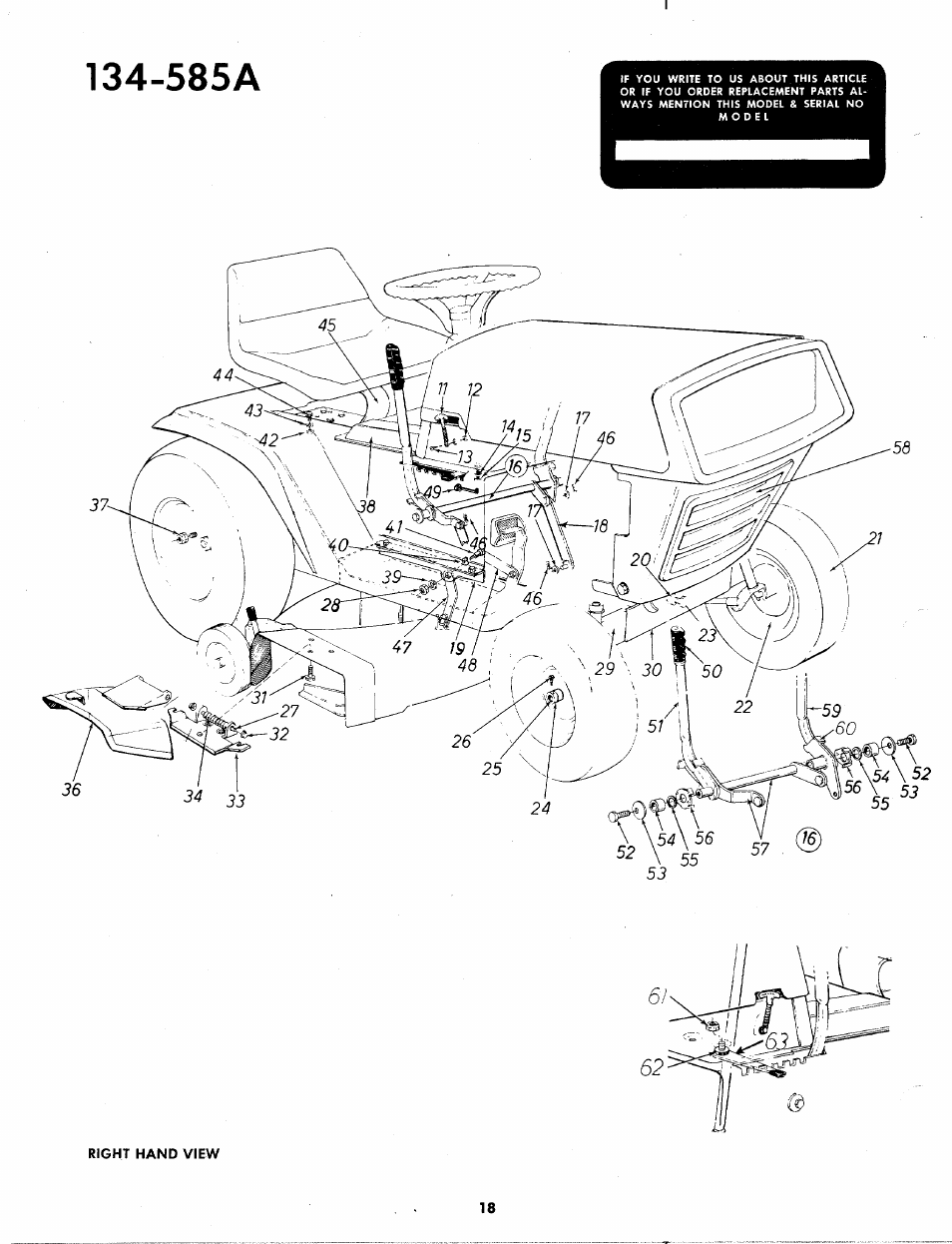 585a | Bolens 134-585A User Manual | Page 18 / 30
